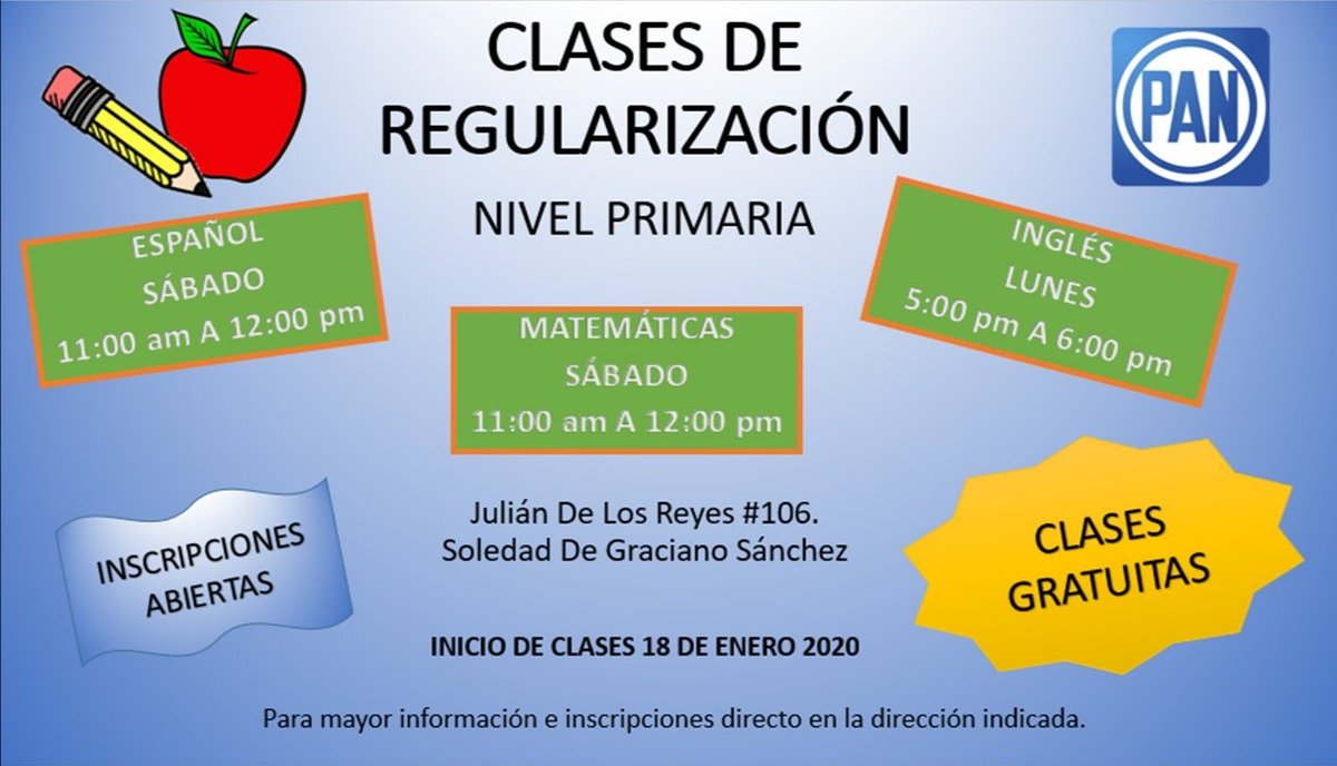 pansoledad1922's tweet photo. Inscripciones abiertas!!!
🍎✏️
#DefinamosElFuturo #CDMSoledad https://t.co/gY5jdmmx99