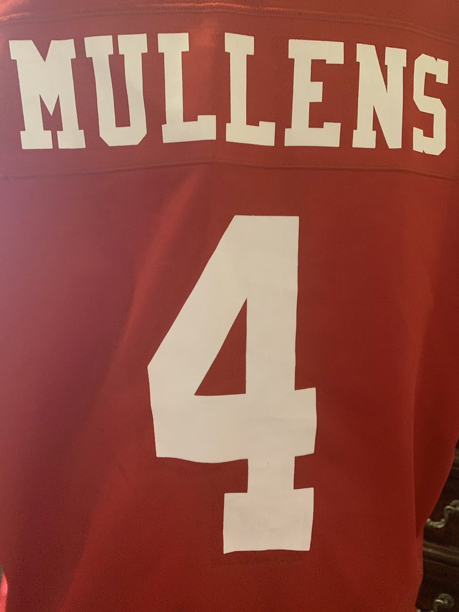 Thbest4's tweet photo. We’re playoff ready. Go niners @NickMullens @JimmyG_10 🏈🏈 https://t.co/k3U2RcrrJK