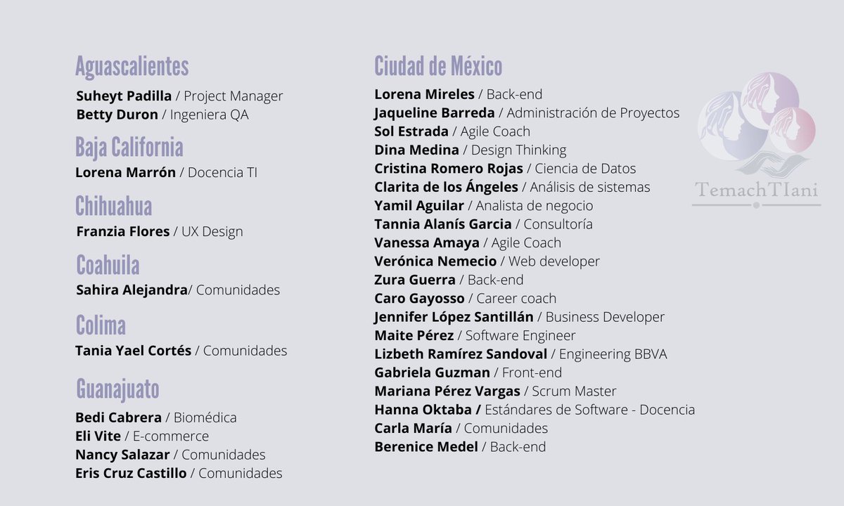 temachtianiMx's tweet photo. 📢Si quieres aparecer en el mapa escríbenos un correo a lore@temachtiani.com.mx con tu nombre, una red de contacto, el área en que te desempeñas y el estado de la República en el que te encuentras. 

Estaremos publicando actualizaciones 😀 https://t.co/1vIR7RGfxK https://t.co/r6wW84qXGK