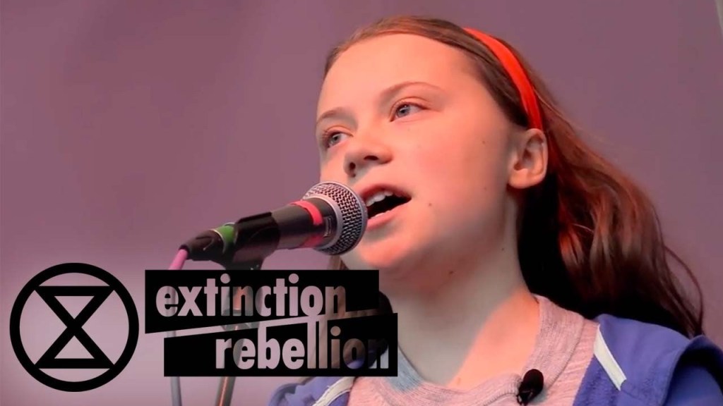 TheArtofProtest's tweet photo. Greta Thunberg, “Together we are making a difference” @ExtinctionR #ExtinctionRebellion https://t.co/CzOxJyrc9O https://t.co/VKV1C5fCct