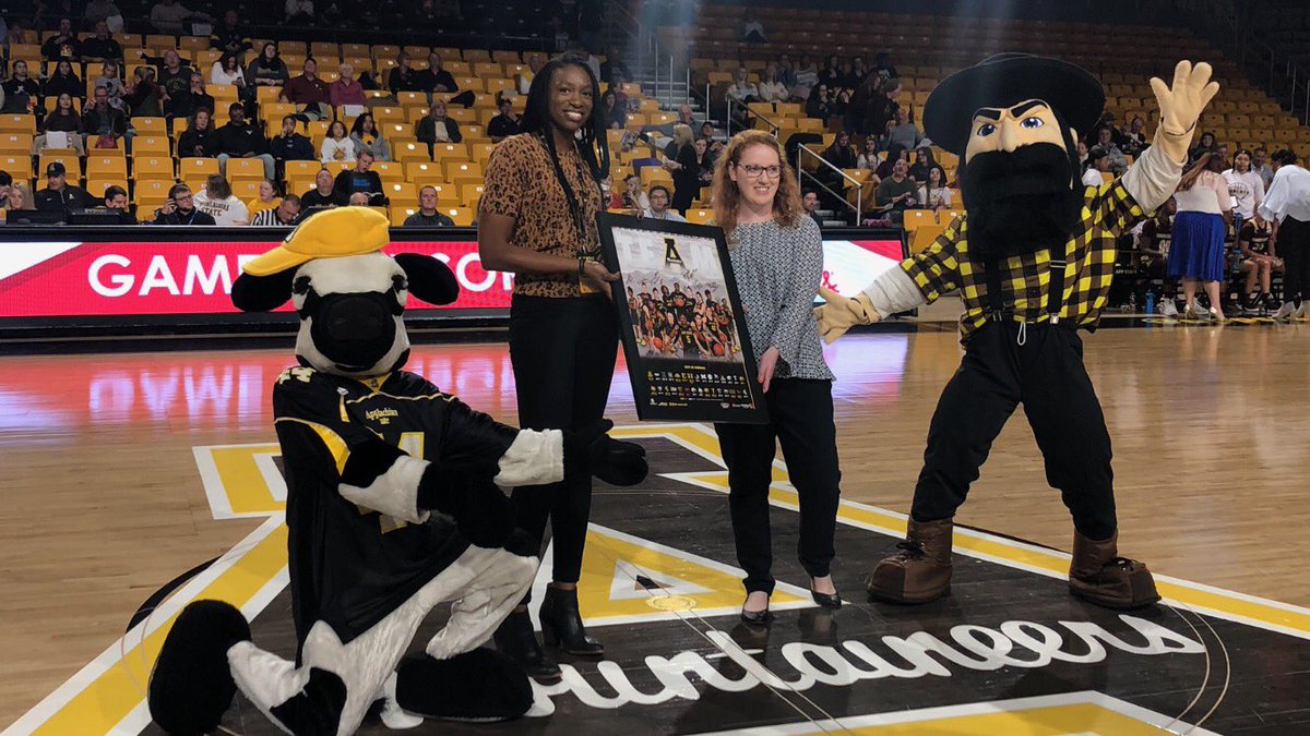 AppSportsProps's tweet photo. Thank you to our great friends at @chickfilaboone for presenting todayβs @AppStateWBB game! #AppWBB https://t.co/RX77zft2XX