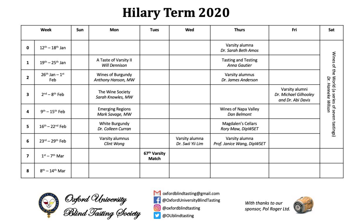 Oxford Blind Tasting tweet media