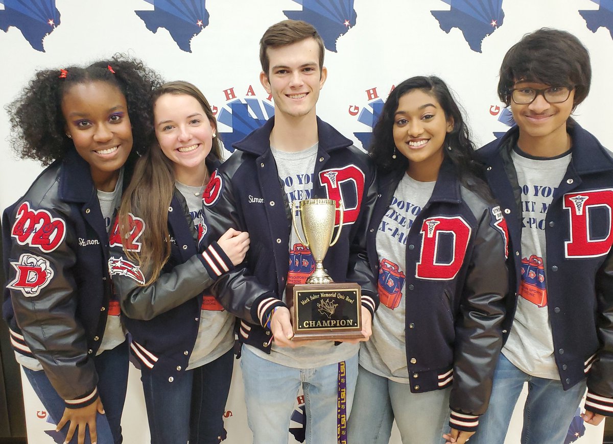 DHS_AT's tweet photo. 2020 GHATS Quiz Bowl Champions.
@DawsonHigh @PearlandISD #GHATSWorkShop2020 https://t.co/vUd7fYYVzw