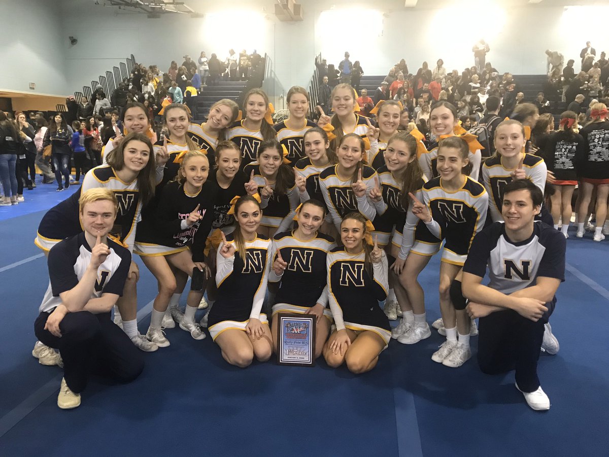 Northport Varsity Competition Team placed 1st in the Small Coed Division today at the Rocky Point Invitational. Way to go Tigers!