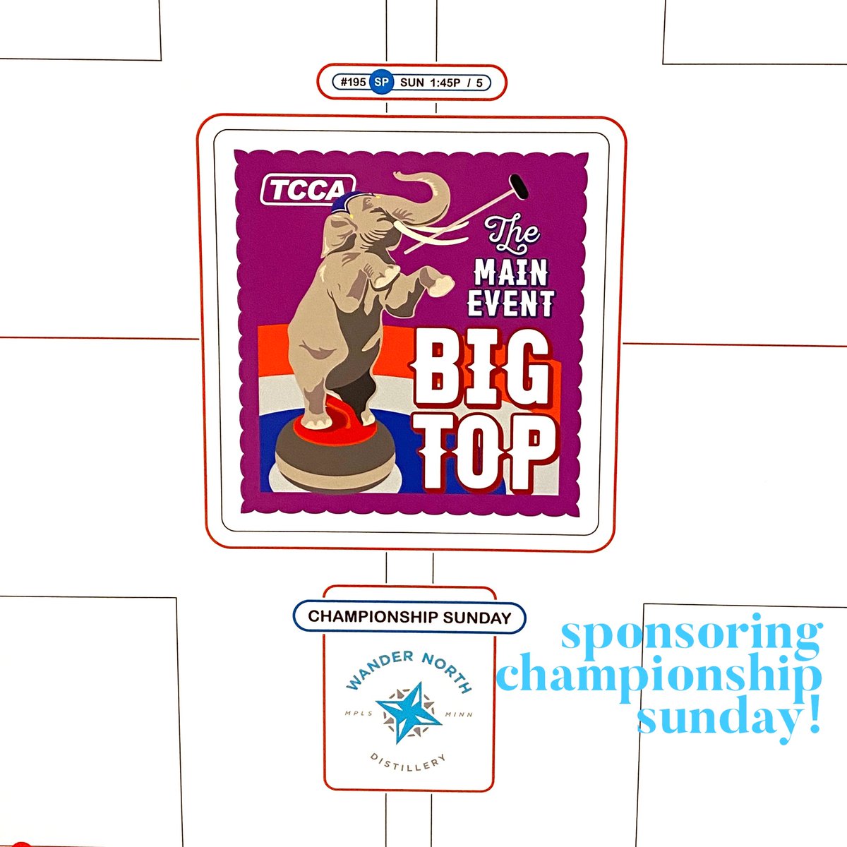 WanderNorthMN's tweet photo. What to do this Sunday.... Check out #thebigspiel largest curling tournament of the year.  Championship rounds 1/12 @stpaulcurlingclub.  Wander North will be serving Bloody Marys!!
#wandernorth #wandernorthspirits #tcca #supportlocal #curling #madeinmnformn https://t.co/FEdZvPha9U