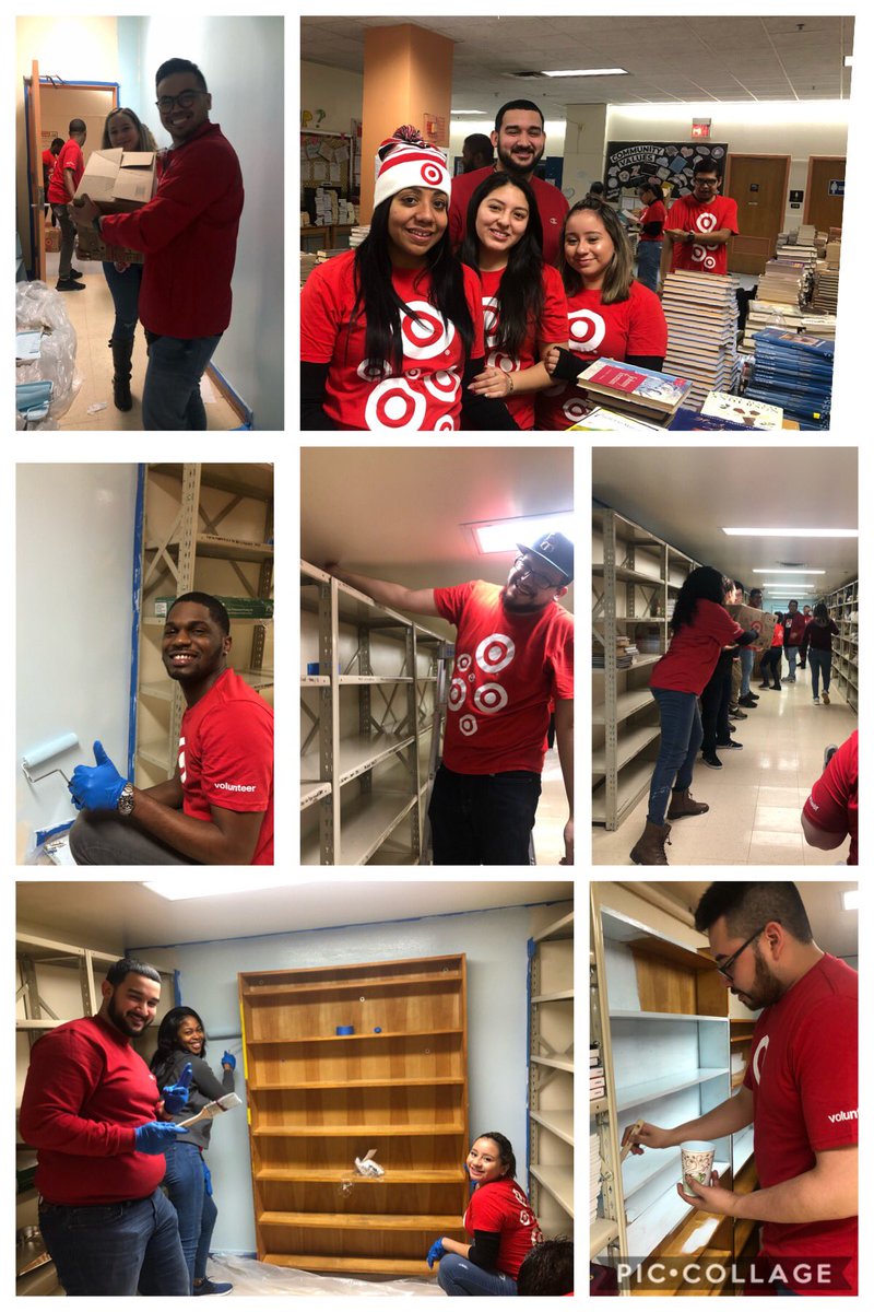 JackieP_97's tweet photo. The Rego Team of past and present come together on this beautiful Saturday to help clean, paint and redecorate The Renaissance Charter School’s library. #RegoTeam #teamwork @KellyMcGarrity @VanessaMolina_1 https://t.co/ioQ1j1lyVw