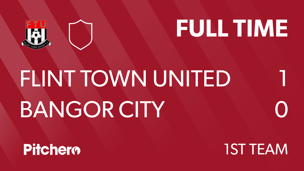 FlintTownFC's tweet photo. FULL TIME: Flint Town United 1 - 0 Bangor City
#FLIBAN #Pitchero
https://t.co/tscO5ghj46 https://t.co/VoM75tUIrn