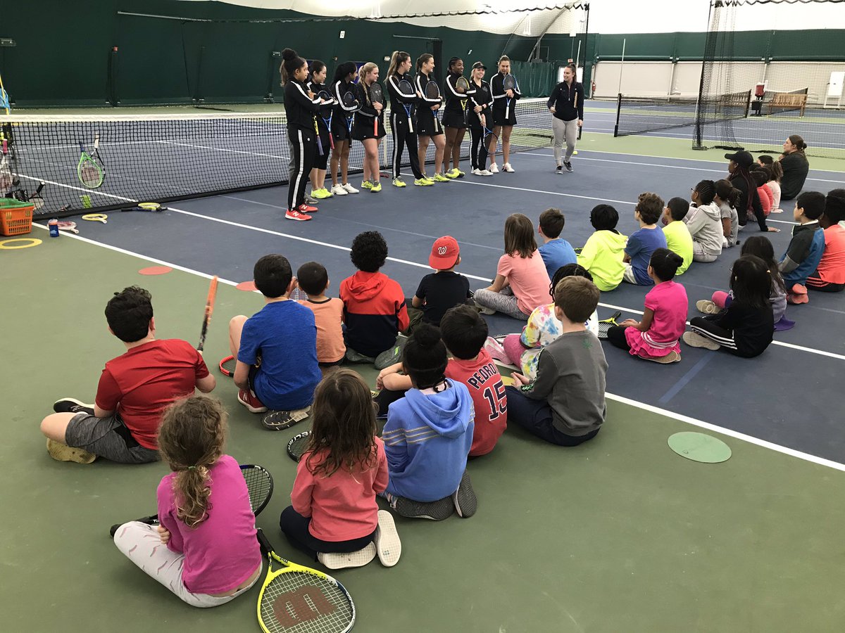 3-hours of fun with our extended Terp Family on a gorgeous 68-degree day in College Park!! Thanks to everyone who came out to make Terp Tennis Day such a success!! #GoTerps #TerpFamily