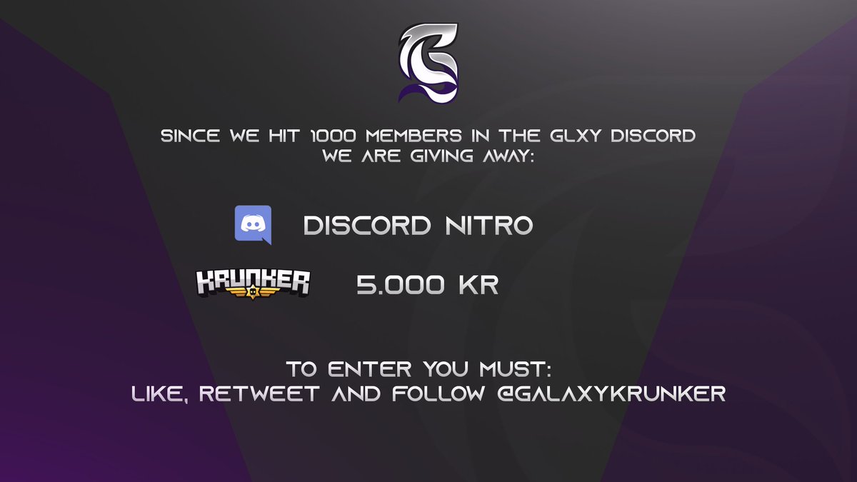 We hit 1000 members in our Discord server and as a thank you we are hosting a Discord nitro + 5K KR giveaway. To participate in the giveaway all you have to do is like and retweet this post and follow our Twitter. 

Giveaway winner will be picked on the 16th day of January.