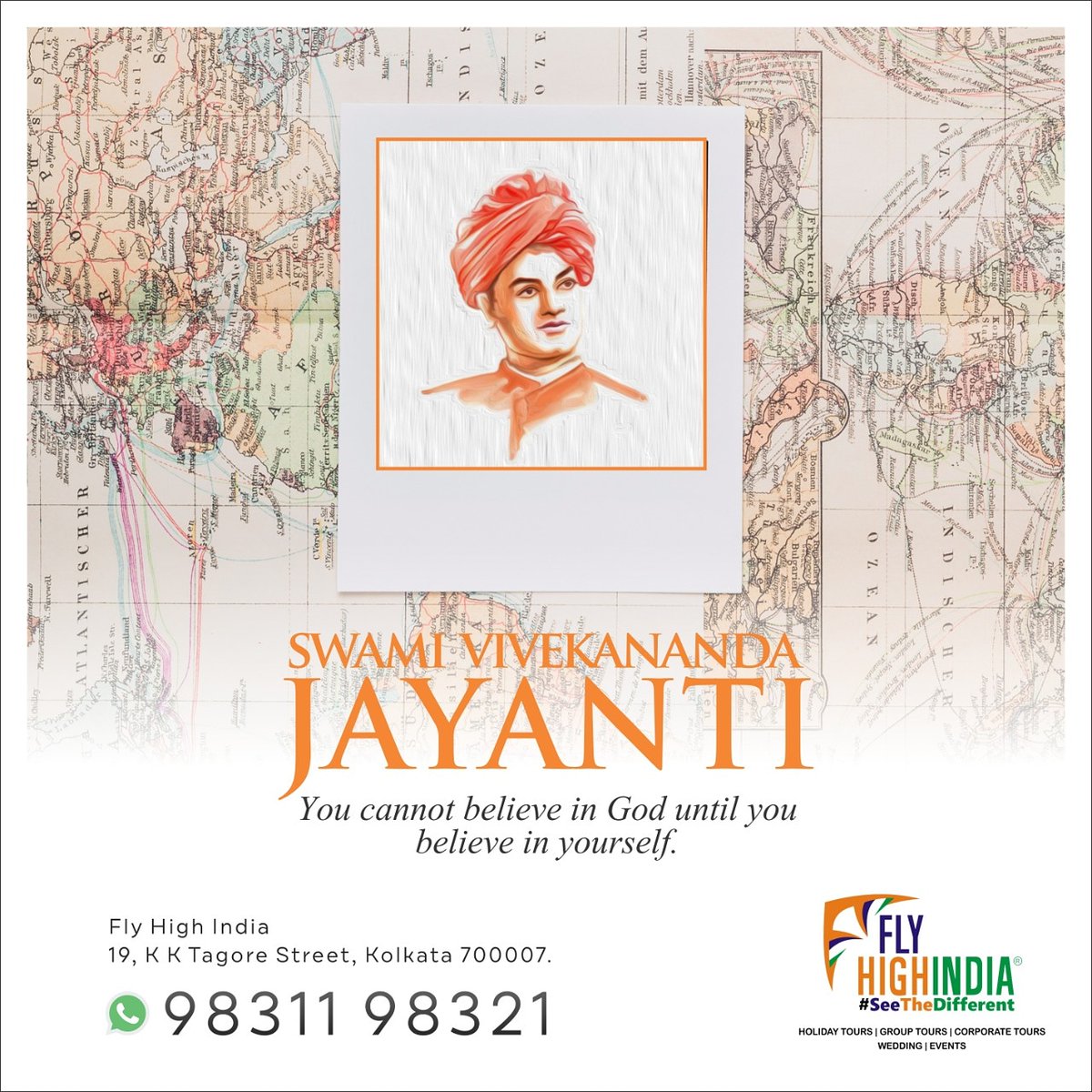 flyhighindia's tweet photo. Swami Vivekananda was an Indian Hindu monk. He was a key figure in the introduction of the Indian philosophies of Vedanta and Yoga to the western world. 12th Jan is also celebrated as National Youth Day.
#NationalYouthDay https://t.co/KpPe7gKDoJ