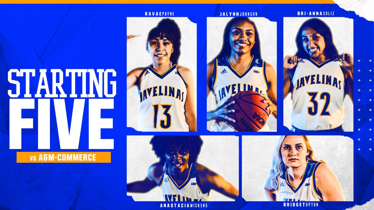 Javelina_WBB's tweet photo. Familiar faces in the #StartingFIVE for #TAMUKvsTAMUC
@bridgetupton4
#TwitterlessRavae
@thatgirl_jalynn
@im_annie22
@brianansoliz48
#javCOURAGE #GoJavelinas https://t.co/14aJFJq1vh