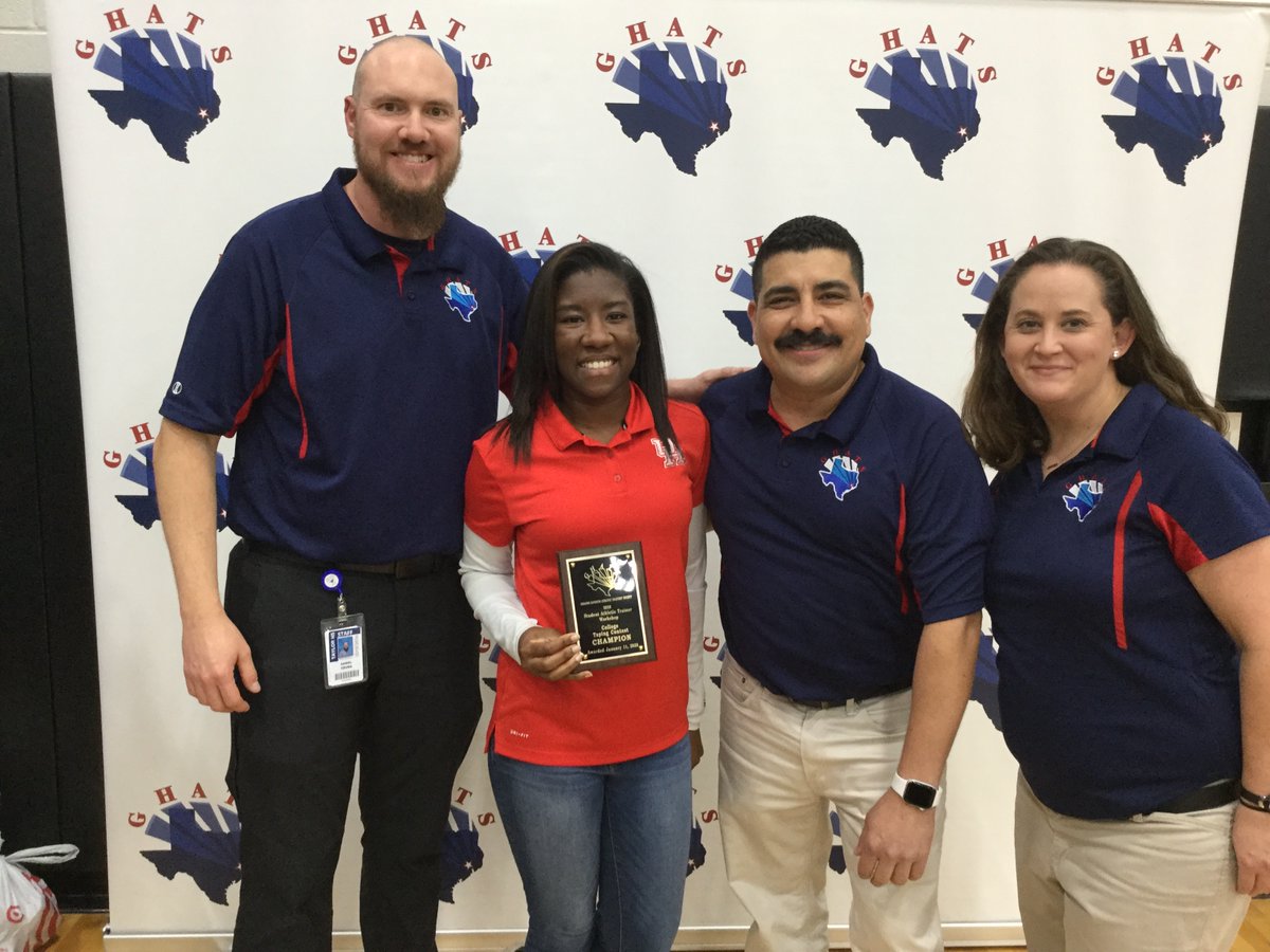 GHATSdotORG's tweet photo. Congratulations to Cashe Ervin for Winning the College Student Athletic Trainer Taping Contest at #ghatsworkshop2020!! https://t.co/pzjsCdTz2J
