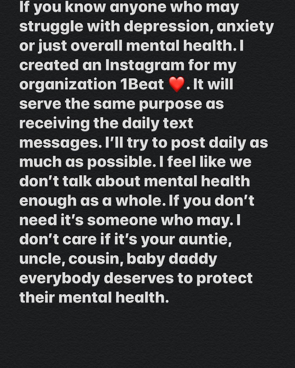 Tve___'s tweet photo. Y’all retweet everything else so I need y’all to retweet this for me. You never know what a person is going through on a day to day bases. Everybody not strong enough to talk about their issues publicly. So I send inspirational and motivational messages out everyday to help. https://t.co/nja7Px1EHW