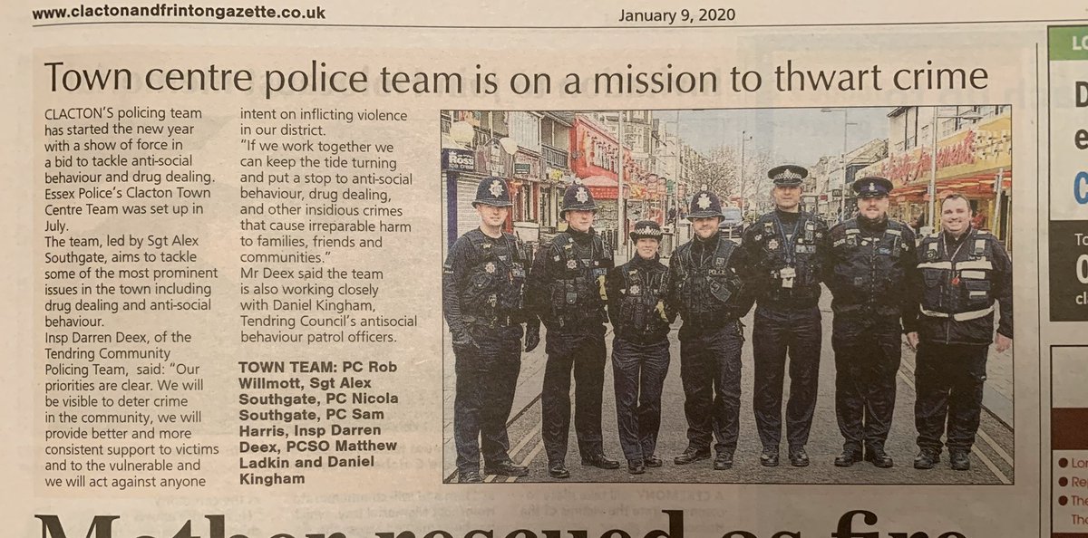 CounterCrime_UK's tweet photo. We can’t show it here but there is a lovely piece of Body-Worn-CCTV footage from Thursday where we see @PcRobWillmott, then ten paces later a Prolific Offender who says “We’ll have to come back, there are loads of Police about...”.

Great work Town Team. 
@InspLily @InspDeex https://t.co/okVREMIi40