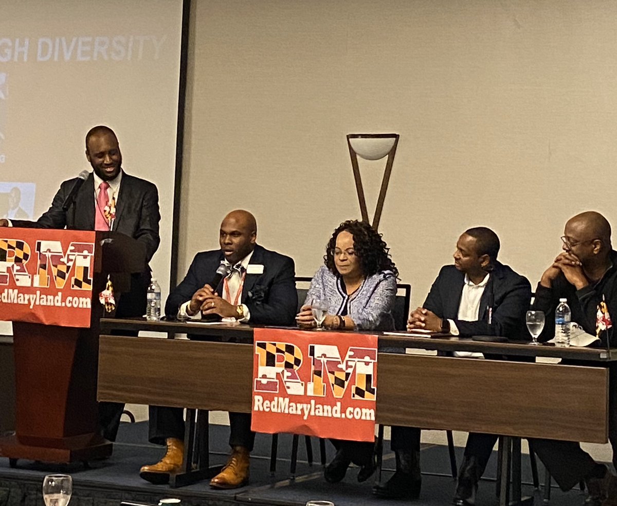MBCarozzaSenate's tweet photo. So much energy at the 2020 Red Maryland Leadership Conference. I enjoyed speaking on a panel on Women in Politics and the focus on diversity and efforts to grow the party! #RMLC2020 https://t.co/qk53o1mvBd