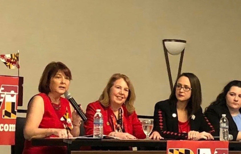 MBCarozzaSenate's tweet photo. So much energy at the 2020 Red Maryland Leadership Conference. I enjoyed speaking on a panel on Women in Politics and the focus on diversity and efforts to grow the party! #RMLC2020 https://t.co/qk53o1mvBd