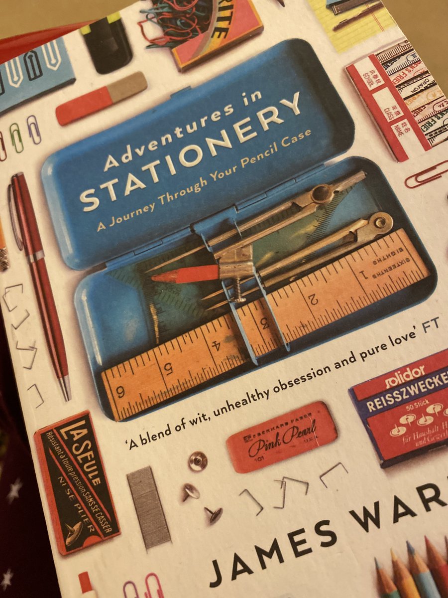 AuthCj's tweet photo. Finally getting round to reading this gem... anyone else a lover of stationery??? #writingcommunity #writingprocess #loveliterature https://t.co/TI4XYyX3M9