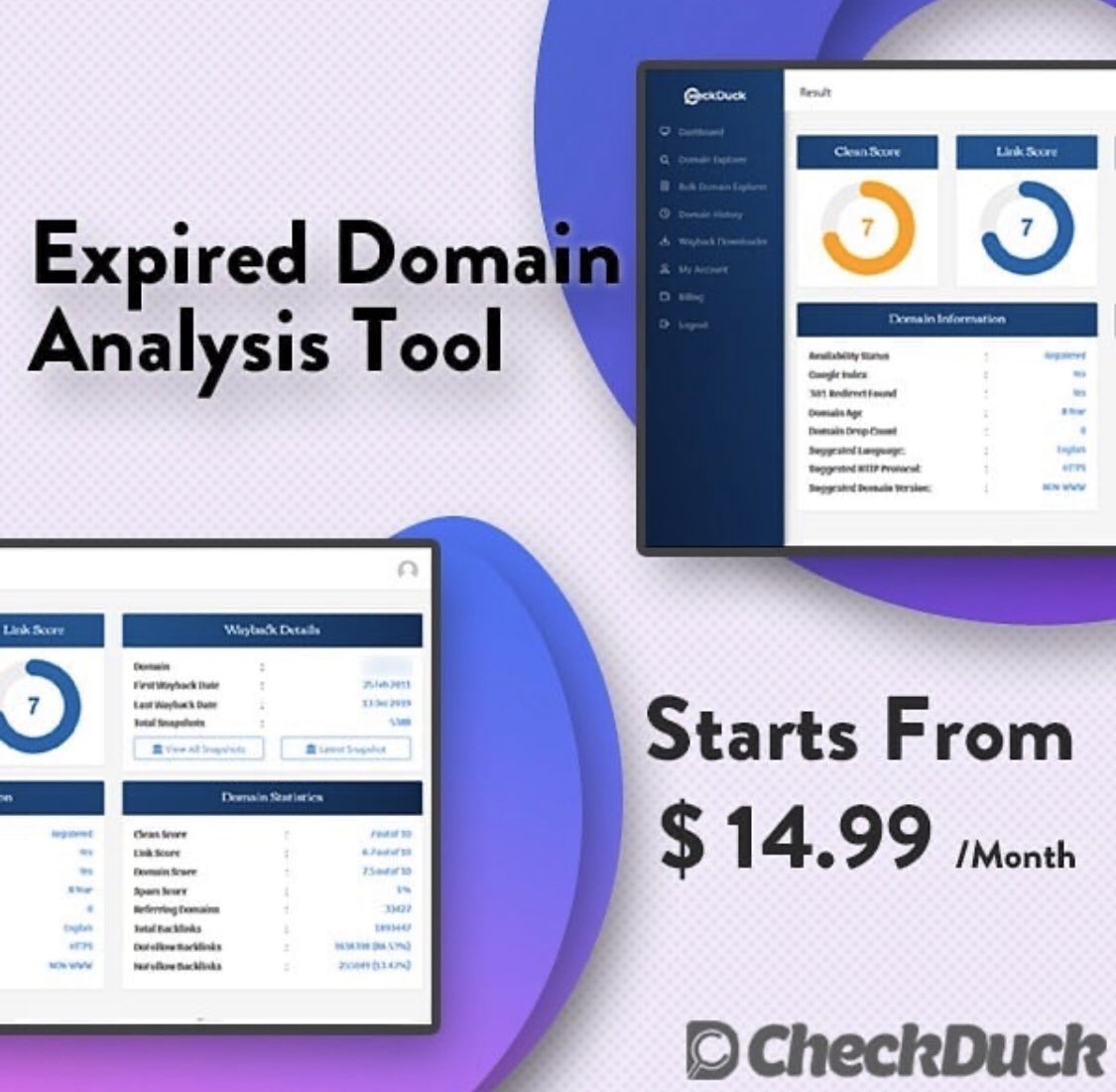 theCheckDuck's tweet photo. Time is the key when it comes to SEO, Especially domain hunting. So stop wasting time on using multiple portals and use #checkduck And invest saved time in hunting more domains.
#seo #domaining #domaininvestor #expireddomainresearch https://t.co/dioGGoYuz3