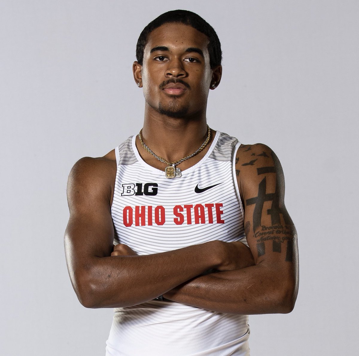 OhioStateTFXC's tweet photo. Freshman Myles Marshall takes fifth in his first collegiate 60-meter hurdle race‼️ He crossed the finish line at 8.07💥

Junior Tavonte Mott came right behind with a sixth place finish and a time of 8.21!

#GoBucks #WeNotMe https://t.co/vcTzDLOWtX