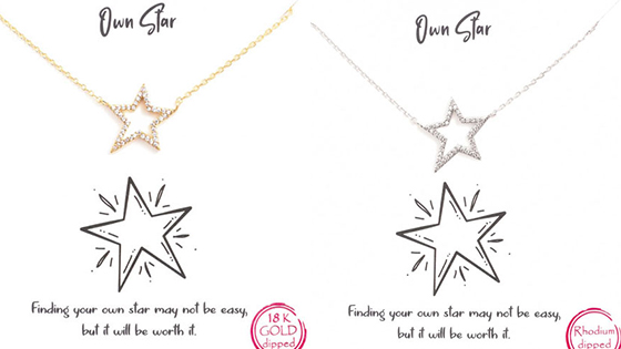 RubyTuesdayAcce's tweet image. Enter our January Giveaway for a chance to WIN a Star Necklace! Reply with which you like the most between the 18k Gold plated or Rhodium plated brass to be entered for a chance to WIN that one! &apos;Like&apos; &amp;amp; RT for up to 2 extra bonus entries. Rules &amp;amp; Reg: ow.ly/ov3U50xRNlR