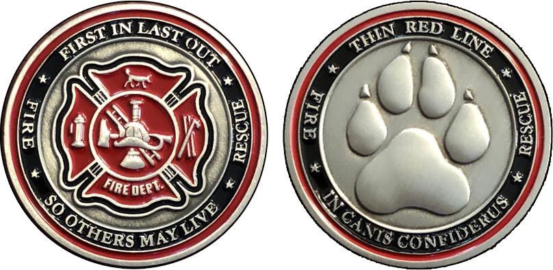 Love4PoliceDogs's tweet photo. We added a FIFTH gift to our donor giveaway!
Showing love and support for firefighters in Australia, we want to give away our beautiful firefighter coin this week. See instructions on the original post below on how to enter. #livepd #AllForTheDogs https://t.co/wlB56KiwGc