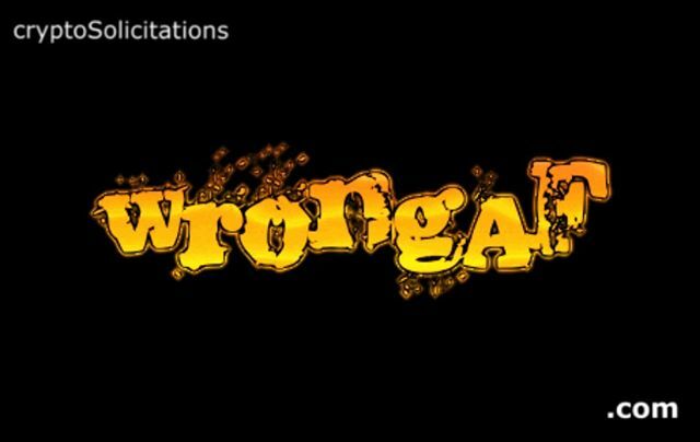 bert_rell's tweet photo. What they tell you when they think you're mistaken.
https://t.co/nd2Fe7tRkJ
#Wrong #AF #domain #forsale #Cryptosolicitations #meme #show #domainname #DAN #WrongAF https://t.co/UvaAeQWnKW https://t.co/r6YhfY8f2G