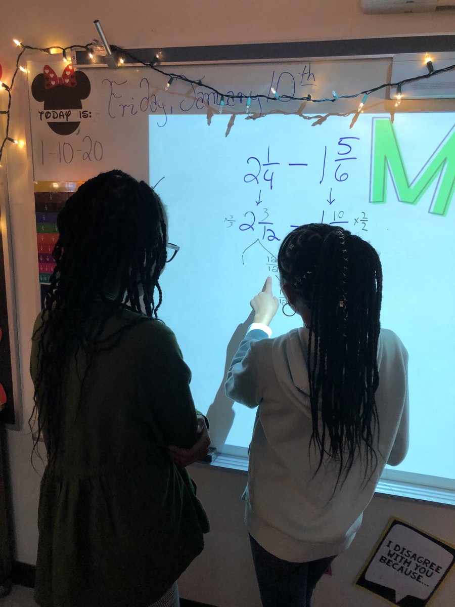 Students asking and getting help from classmates!!! Love this!!! The student who demonstrated the strategy explains her reasoning!! #aWESome ⁦<a href="/mrsuremovich/">Tara Uremovich</a>⁩