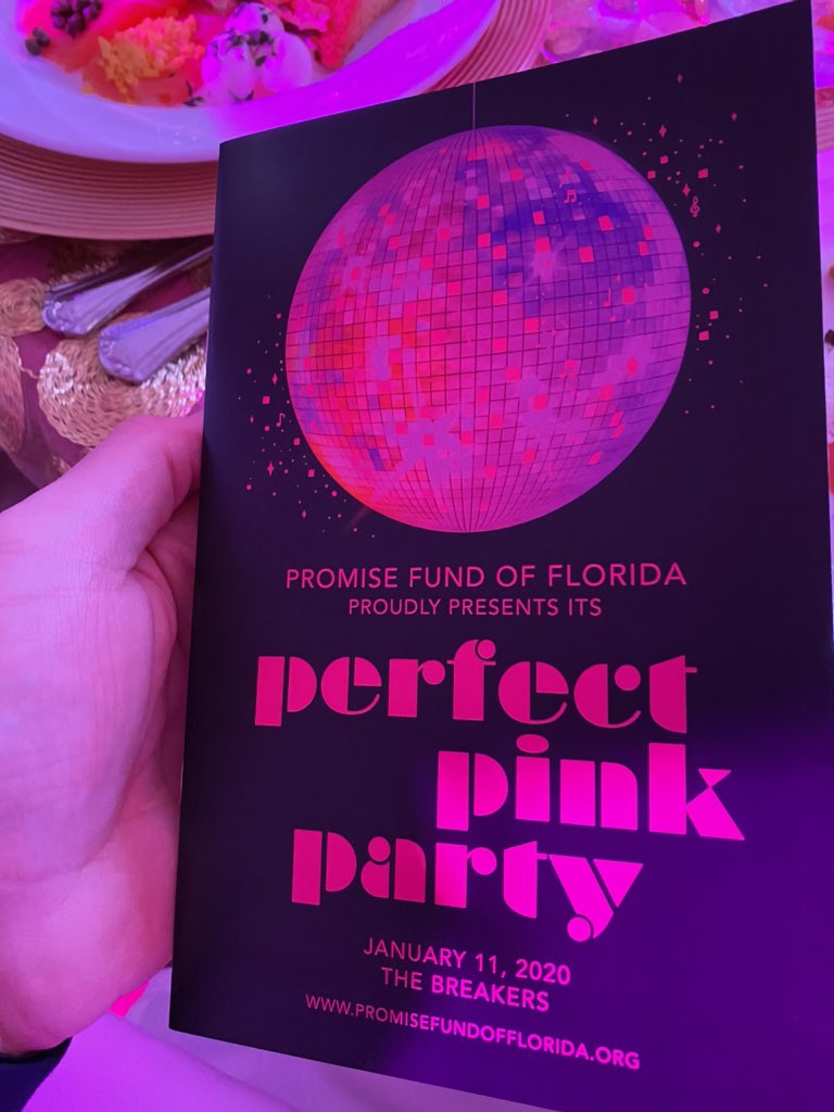 Eric_Brinker's tweet photo. Oh what a night! ๐ ๐บ๐ฉโโค๏ธโ๐โ๐จ@ThePromiseFund #PerfectPinkParty making the #bigestimpact #palmbeachcounty #breastcancer @SenRickScott @NancyGBrinker @RepLoisFrankel @DonnaShalala #FundingCures https://t.co/wFb377BYHw