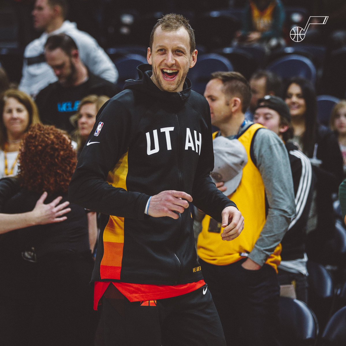 utahjazz's tweet photo. weekend mood 🤗 https://t.co/ECvjJyjv9V