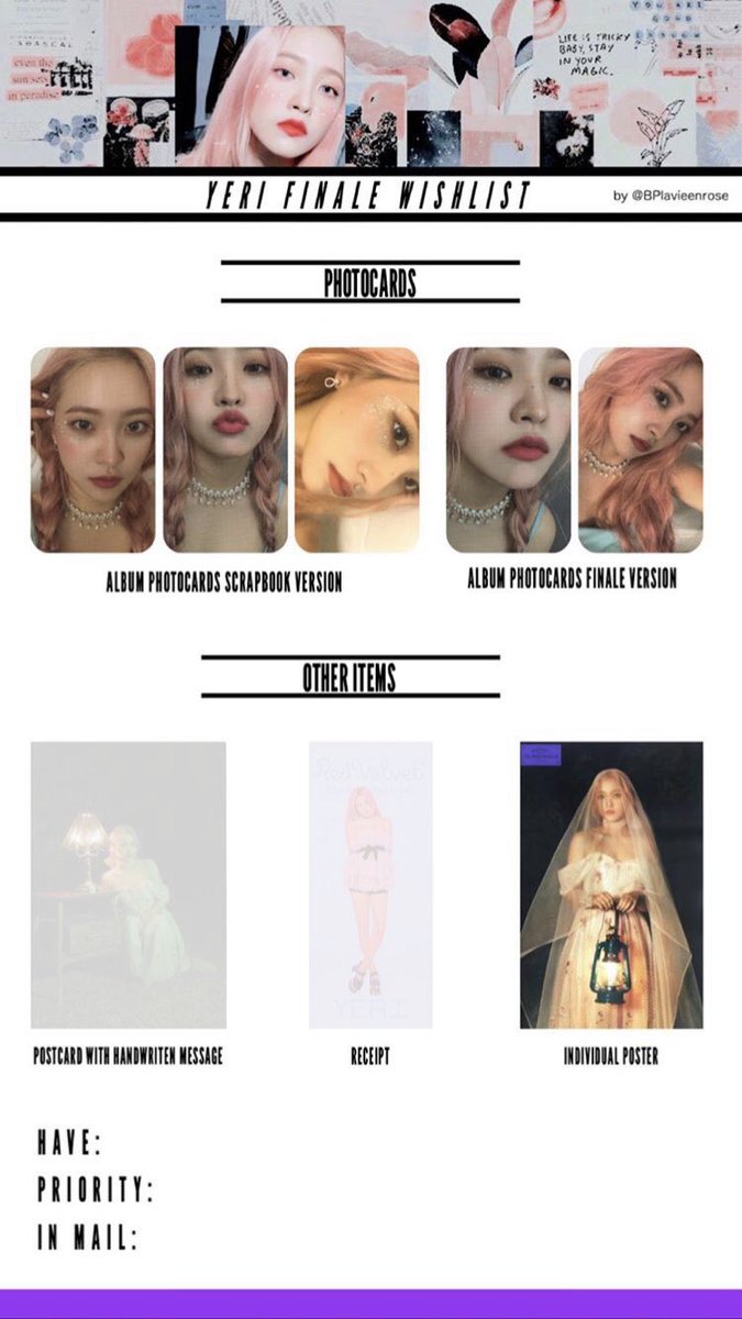 winktrade's tweet photo. [WTT] red velvet finale💛

wtt to the irene &amp; yeri equivalents (check wishlist)
loc: usa
ww: prefer us but may consider ww

@pctradeusa @redvelvet_trade @girlgrouptrade https://t.co/xXqDIgG925