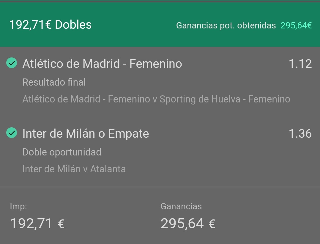ElPronosticado6's tweet photo. ☘️☘️ Reto conseguido ☘️☘️

💡Enhorabuena a los que lo habéis seguido

💡 Nunca es fácil conseguir un reto

💡  Gracias Handanovic

❤️ Pronto empezaremos otro

#retode50a300☘️

#thepronosticador💡 https://t.co/ghiQfx07gP