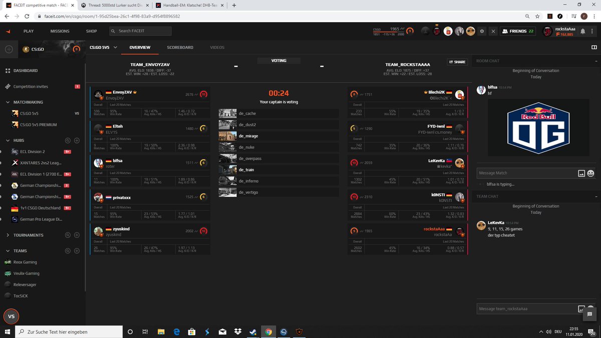 Faceit Samstagabend - joke