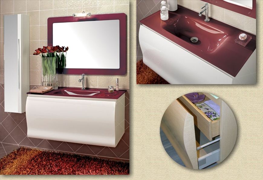 PWohnens's tweet image. Modernes Badezimmermöbel aus #Italy. Wunderschöne #Möbel mit einem Glaswaschbecken. Mehr auf unserer #Piazza des #Wohnens.