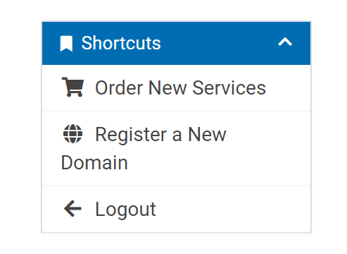 Hostwinds's tweet photo. Dear Hostwinds Clients,
Have you by chance seen the always-handy Shortcuts menu to the left of the page in the Client Area? You can use it to order new services or register for a new domain in just a few clicks!
https://t.co/Cl5exeuusd
#clientarea #hostwinds #hosting #server https://t.co/Ni7Iv9L9Q4