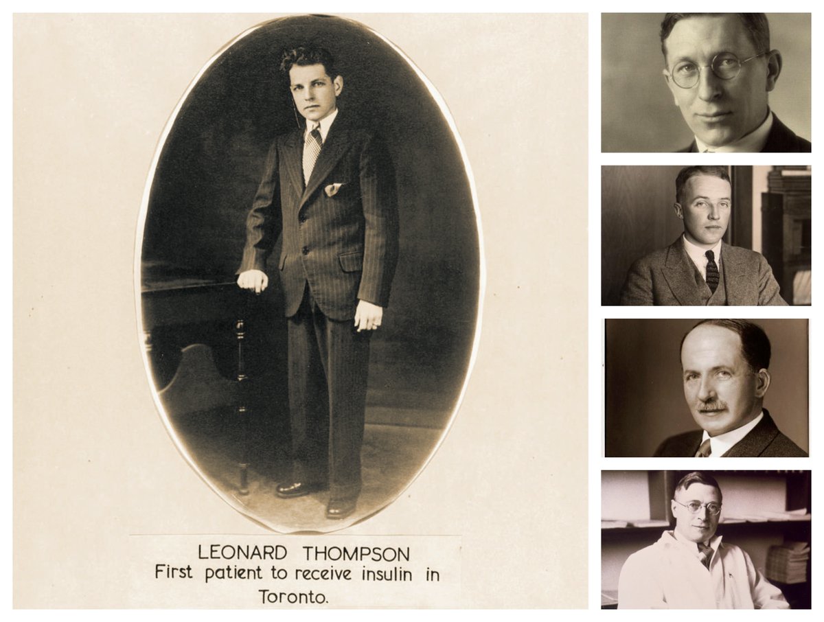 BT1DUK's tweet image. #OnThisDay, 11th January 1922, Leonard Thompson, 14, became the first person in the world to receive an insulin shot as treatment for #type1diabetes. Thank you to the co-discoverers of insulin: Frederick Banting, Charles Best, John Macleod &amp;amp; James Collip. jdrf.org.uk