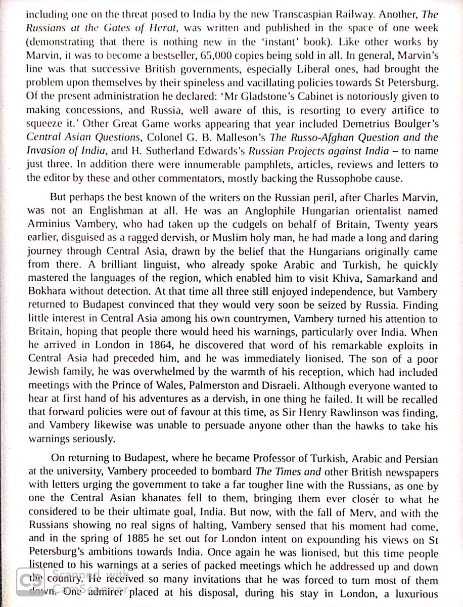 British opinion shifted strongly against Russia after annexation of Merv. Two leading anti-Russian writers at the time were a British journalist & a Jewish-Hungarian professor.