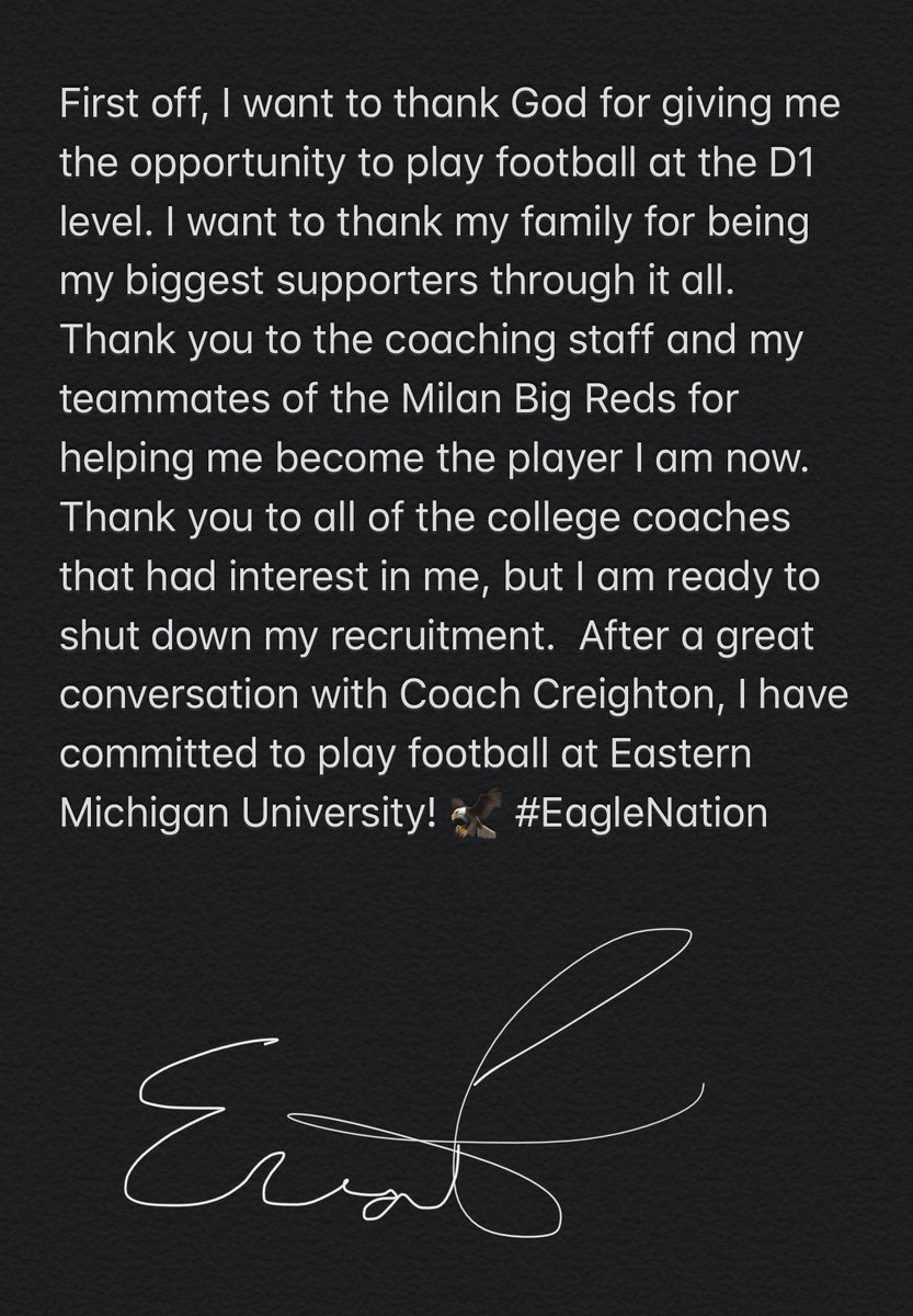 FurtneyEvan's tweet photo. 110% COMMITTED 🦅 https://t.co/CFvkxB5DaT