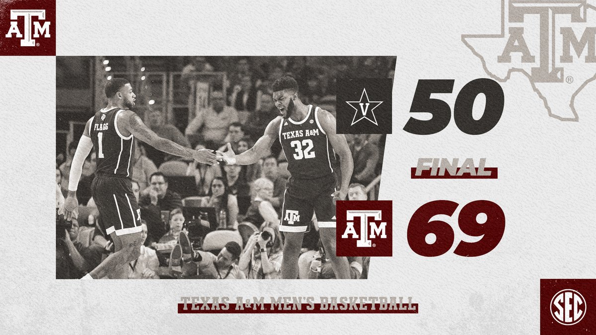 aggiembk's tweet photo. Road warrior mentality. ⚔️🛡️

📝 Largest conference road win since beating UGA by 34 on 1/16/16

#GigEm https://t.co/jqJ7xwHz5E