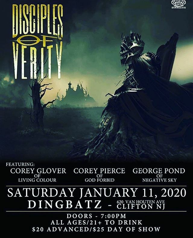 TONIGHT - DINGBATZ - DOORS ARE AT 7PM - <a href="/concrete_dream_/">CONCRETE_DREAM*Inc</a> / @ourfearsofficial / @robotsandmonstersband / @disciplesofveritygrooves  #groovemetal #punkhardcore #metal #heavymetal #nj #cliftonnj #music #saturdaynight @livingcolourofficial <a href="/negative_sky/">Negative Sky</a> ift.tt/2uyrmpQ