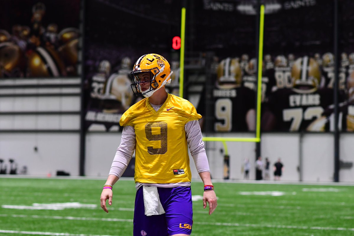 LSUfootball's tweet photo. Something About That 9 https://t.co/unCSVB699p