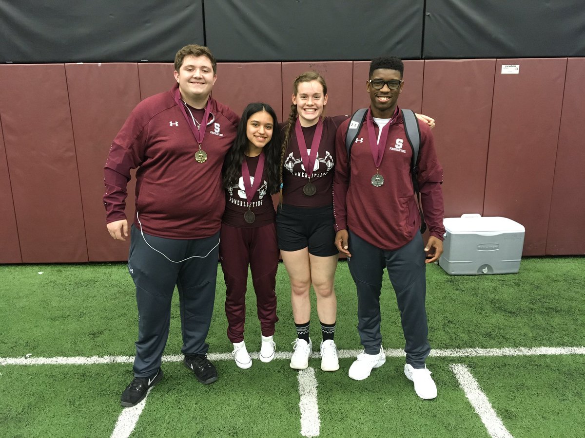 Great first weekend here in Princeton.
4 medalists &amp; 8 Top-5 finshers.

Seniors came ready to make a statement and represented well.

Girls Medalists:
🥉A. Boatright (785 lbs)
🥉C. Mata (580 lbs)

Boys Medalists:
🥈M. Justice (1185 lbs)
🥇T. Smith (1390 lbs)

#BearcatStrength