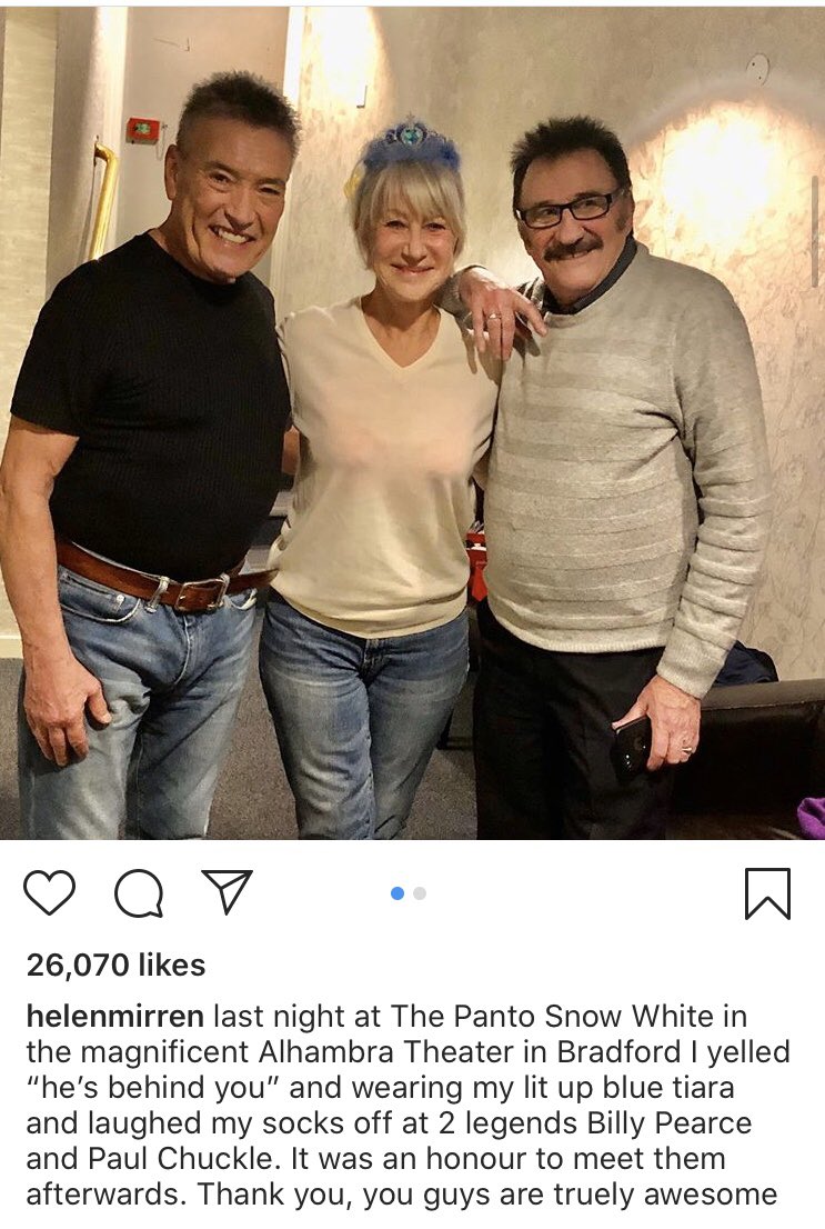 I am absolutely living for Helen Mirren’s tour of Bradford