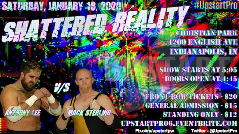 WellsMania's tweet photo. Bad blood spilling over from Deception, we will see @WheresYourHero vs. @RogerOC36854384 at #UpstartPro Shattered Reality https://t.co/hZDLsk8Xqf
