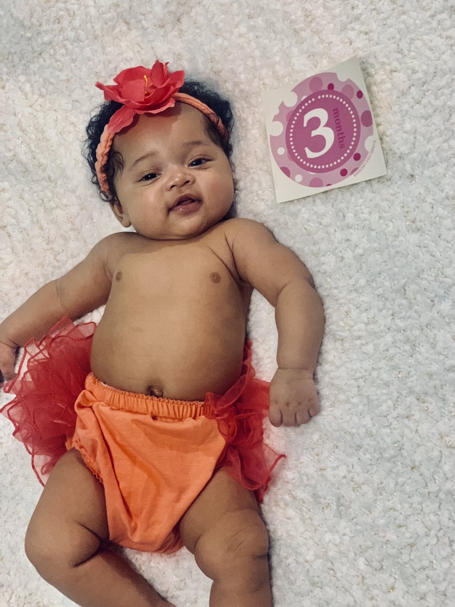 __chelle24's tweet image. Baby fever yet ? 🤒💕 she’s 3 months today 🧸🎀
