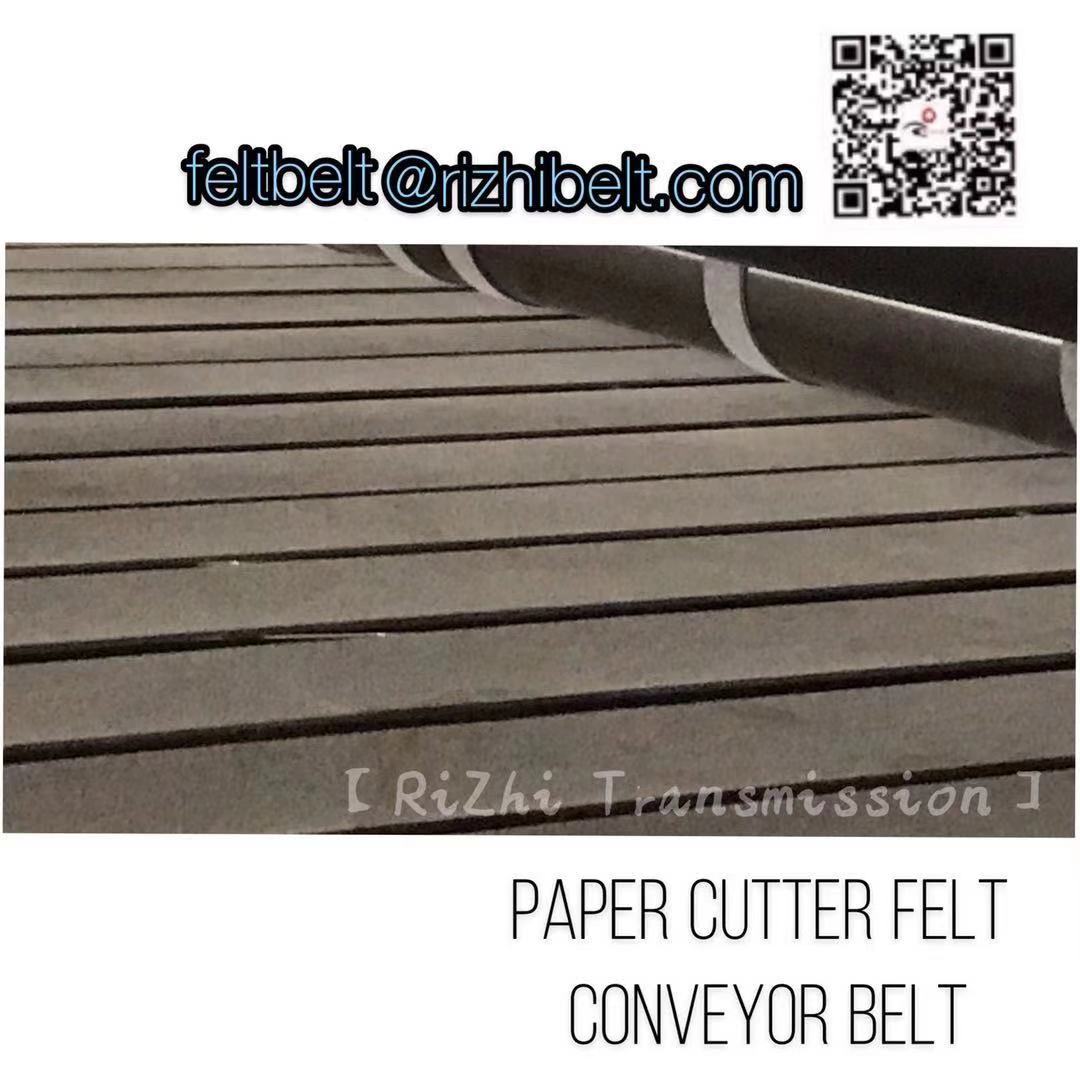 Paper cutter feltbelt,
no violent impact, no traces and 
no light spots during the speed 
stacking process.