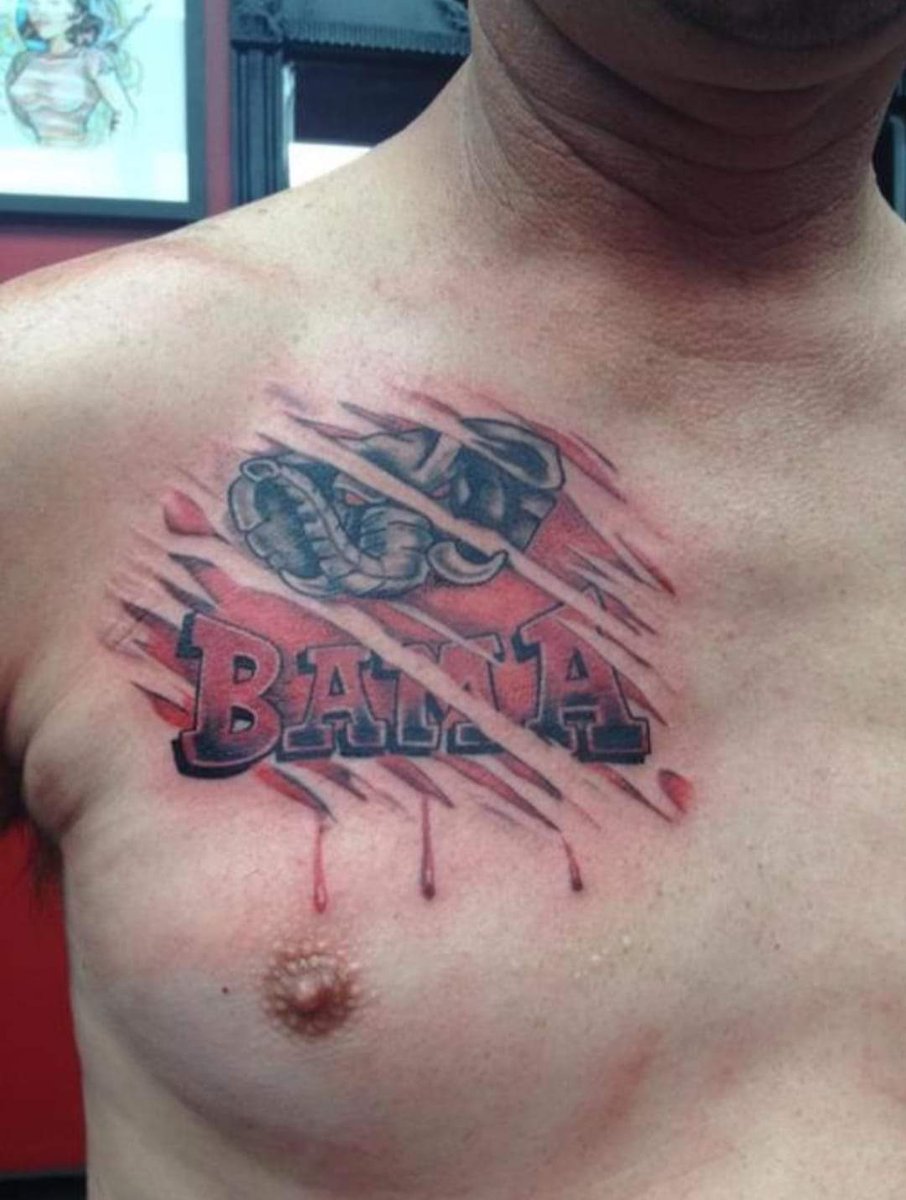 Discover 61+ alabama football tattoos super hot - in.eteachers
