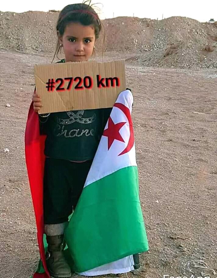 qcumlD5n1SwYhhr's tweet photo. @realDonaldTrump 2720km 
Algunos, qué   otros muchos ,  desconocen este número. Pero para otros significa injusticia y exilio. 

Es la distancia que recorre el muro más grande del mundo,  en el Sáhara Occidental. 

Sáhara libre ya!.

#2720km https://t.co/tn5kf40odH