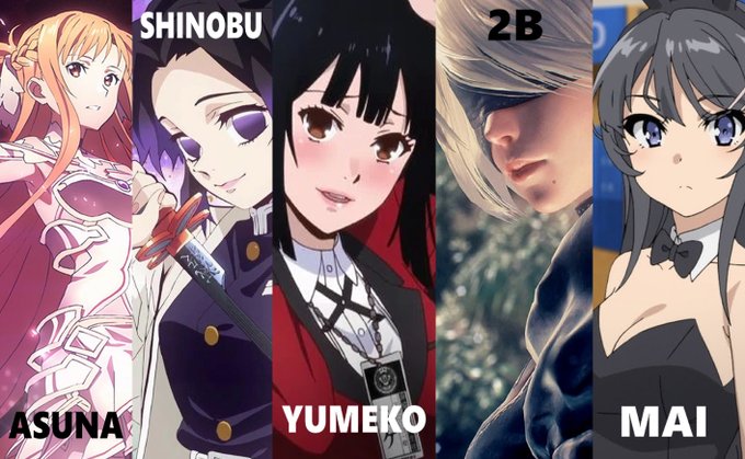 I'm doing a sexy animated character poll! I'll be doing a NSFW video/gif of the winning character! 🎉🙏  The<a href="/tag/demonslayer"class="tags"><span>#demonslayer</span></a><a href="/tag/kimetsunoyaiba"class="tags"><span>#kimetsunoyaiba</span></a>