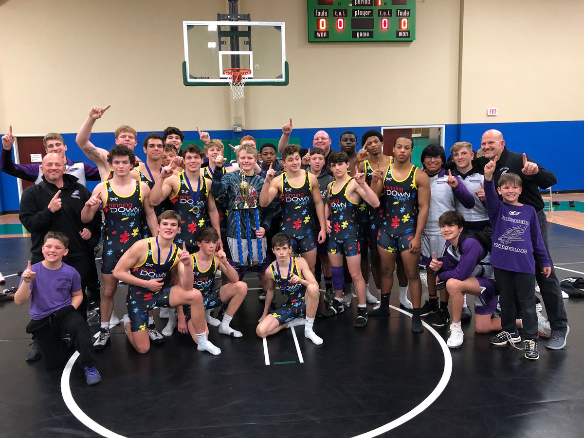 Nighthawks finish 10-0 on the weekend defeating the defending 1a State Champs Uwharrie charter 51-24 in the finals!!!
#onamission 
<a href="/SeWrestle/">SEWrestle</a>