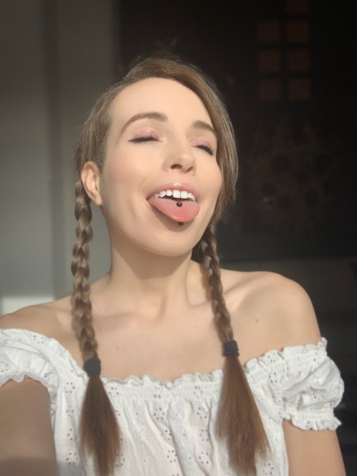 Shot for Slave Mouth today! I looked so cute but only my Prem. Snapchat saw how destroyed I got 😇✨ https://t